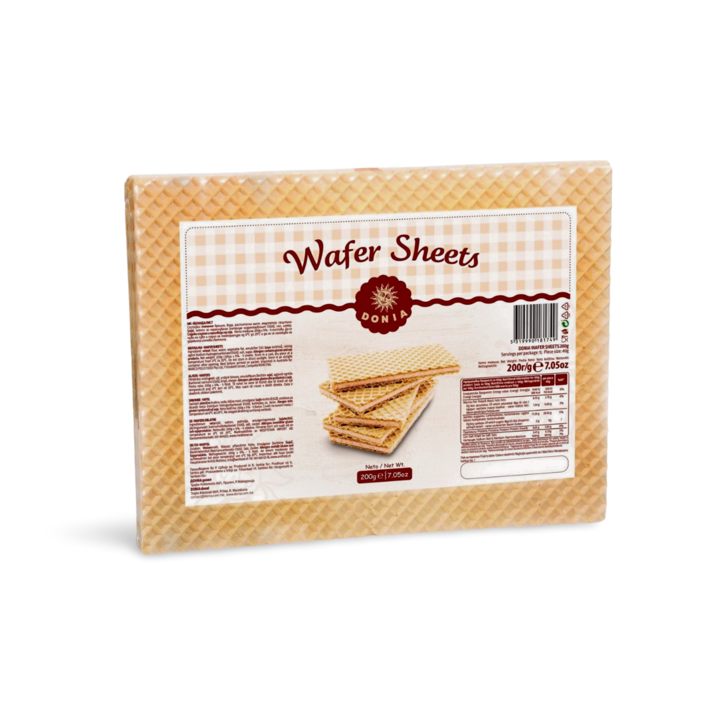 Oblande (Wafer Sheets) 200g Donia