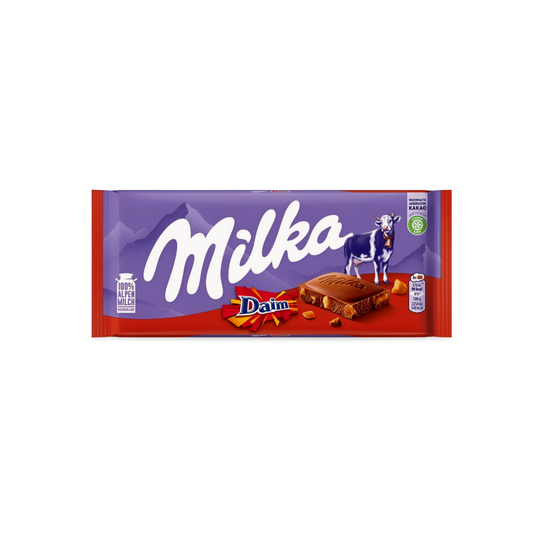 Milka Almond Caramel Pieces  100g
