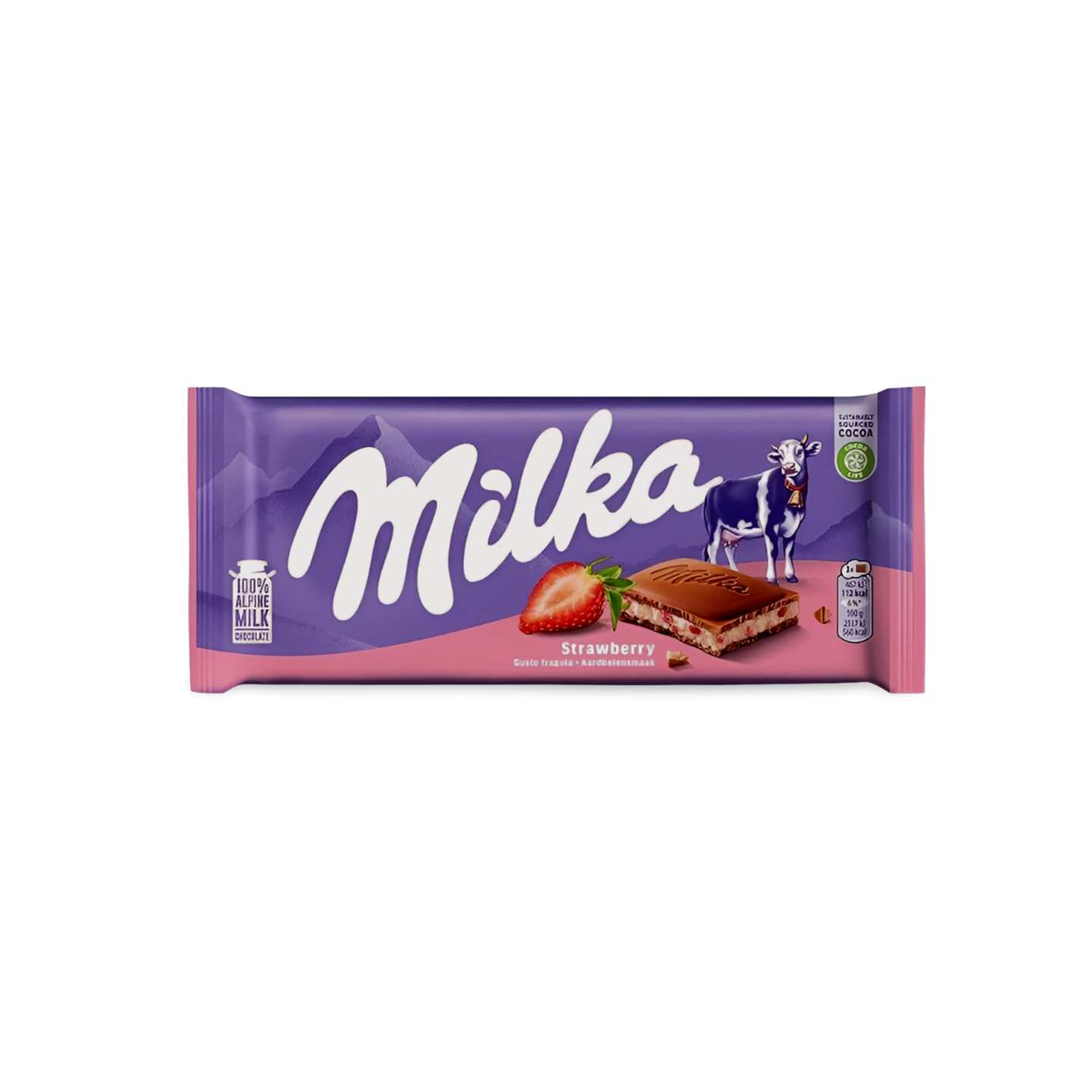 Milka Strawberry & Yoghurt Chocolate 100g