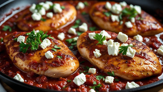 Ajvar Chicken with Feta & Herbs