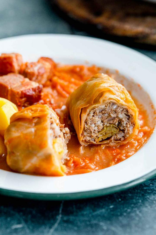Traditional Sarma (Stuffed Cabbage Rolls)