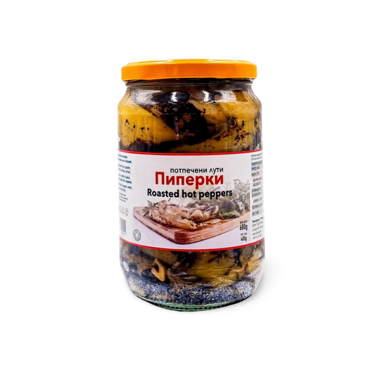 Roasted Hot Peppers with Garlic & Parsley 680g
