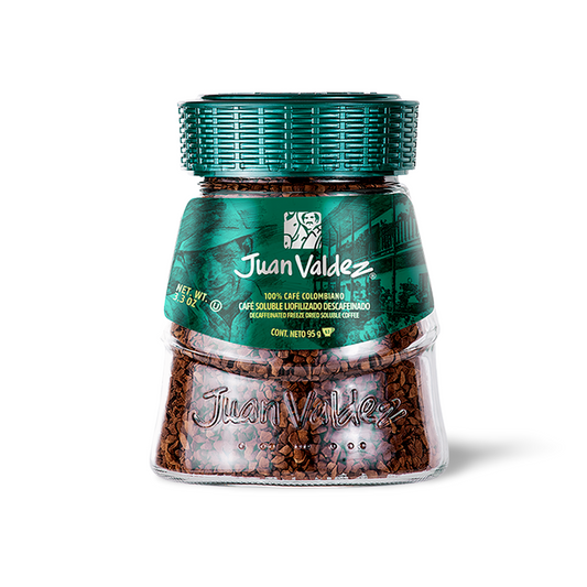 Juan Valdez Decaffeinated Freeze Dried Soluble Coffee 95g