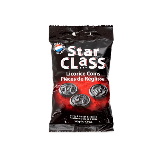 Star Class Coins Licorice 100g